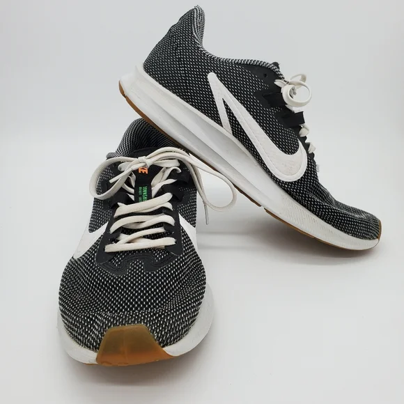 Nike Shoes Nike Downshifter 9 Mens Sz 75 Se Black White Gum Bottoms Running Bq92570 Poshmark